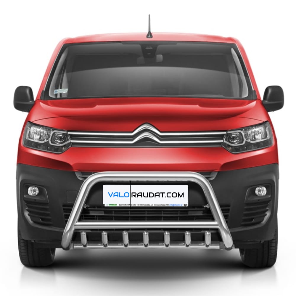 Citroen Berlingo VAN 2019 valorauta hampailla koristeputkilla 60mm www.Valoraudat.com