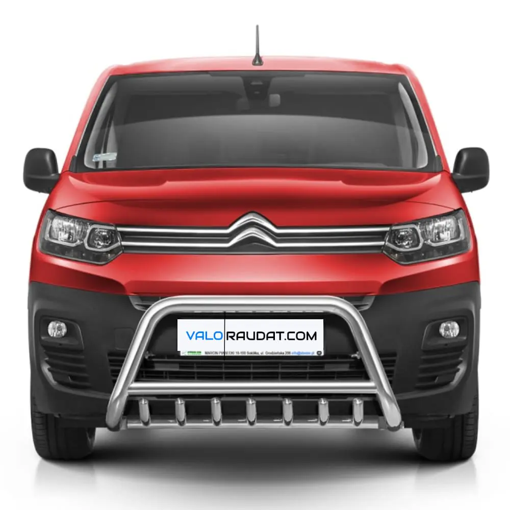 Citroen Berlingo VAN 2019 valorauta hampailla koristeputkilla 60mm www.Valoraudat.com