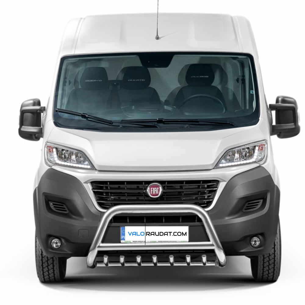Fiat Ducato 2006 70mm valorauta hampailla koristeputkilla www.Valoraudat.com