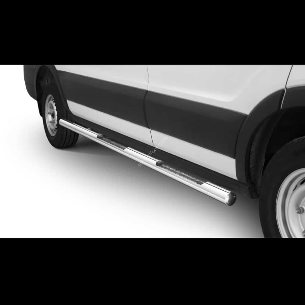 Ford Transit 2019< terasest küljerauad astmetega 1 Ford Transit 2019< terasest küljerauad astmetega
