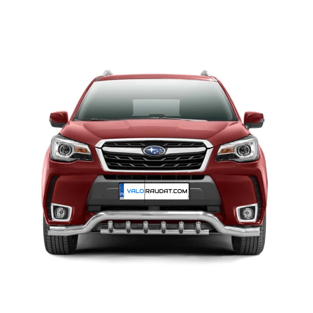 Subaru Forester 2013-2019 esistange kaitseraud hammastega 1 Subaru Forester 2013-2019 esistange kaitseraud hammastega