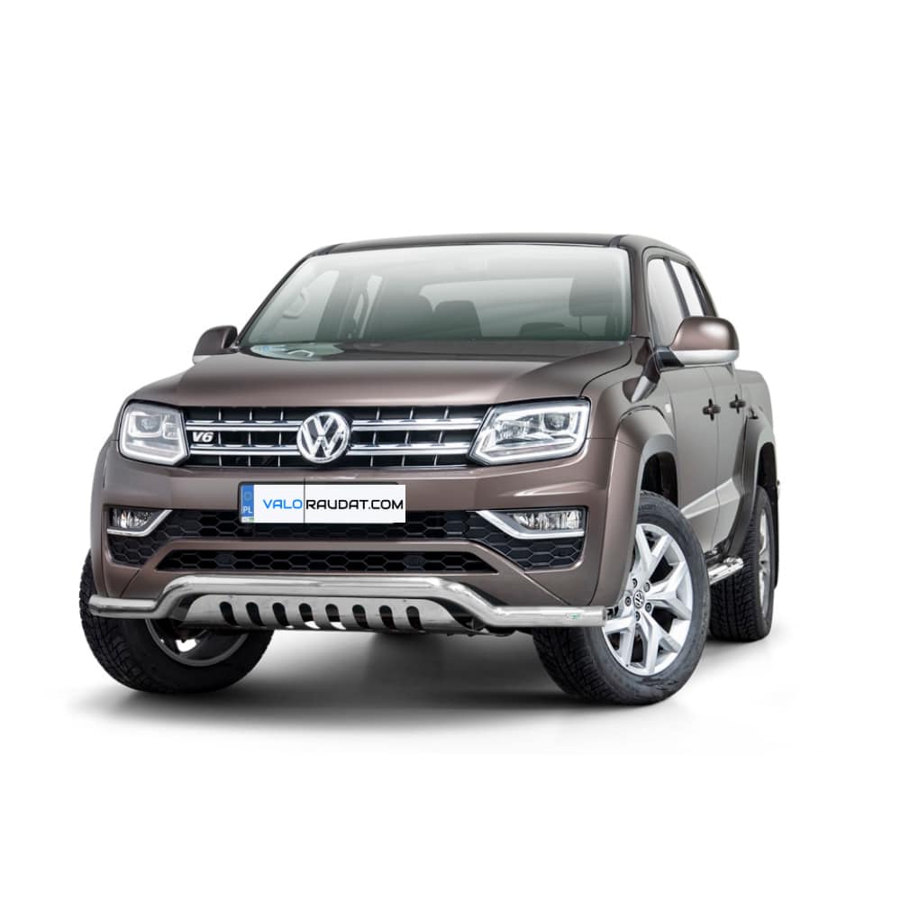 Volkswagen Amarok V6 2016< esistange kaitseraud alla ajamise kaitsmega 1 Volkswagen Amarok V6 2016< esistange kaitseraud alla ajamise kaitsmega