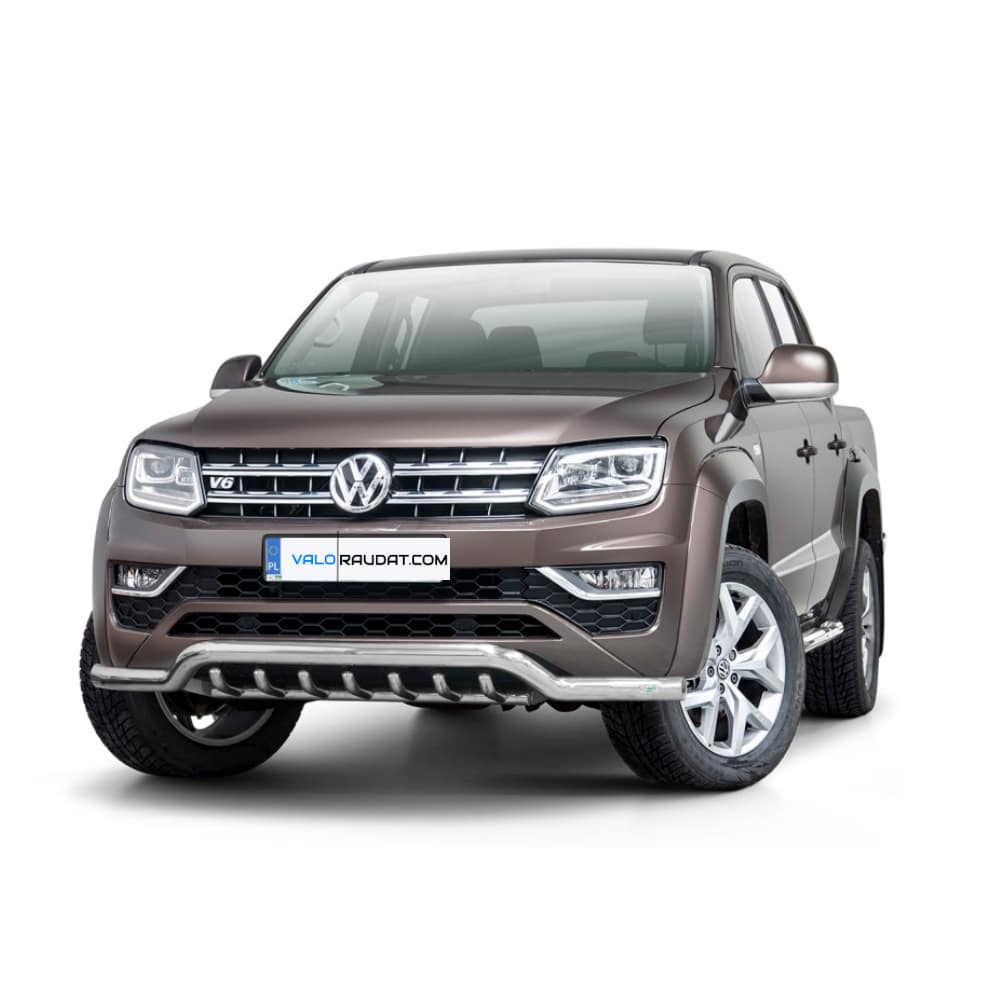 Volkswagen Amarok V6 2016< esistange kaitseraud hammastega 1 Volkswagen Amarok V6 2016< esistange kaitseraud hammastega
