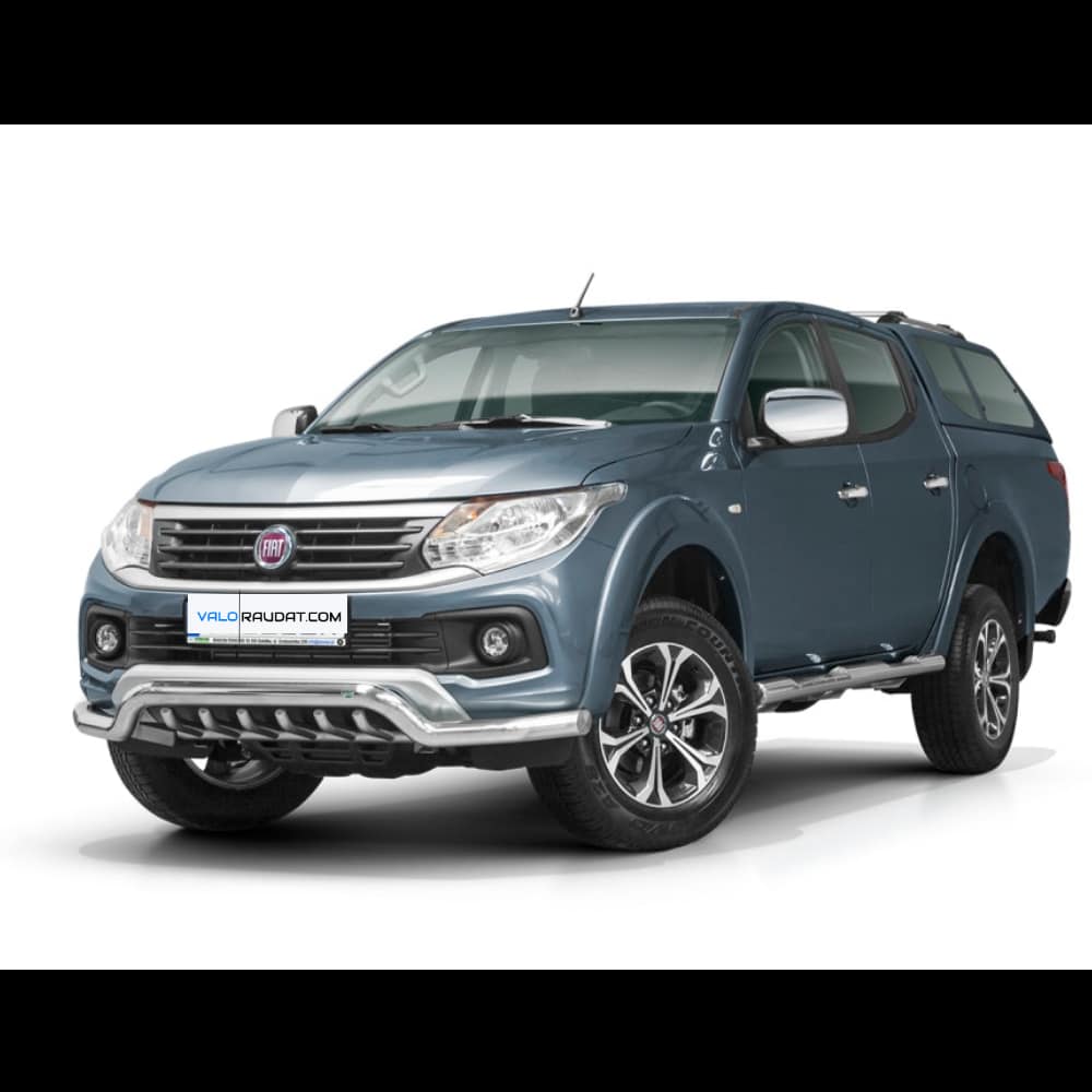 Fiat Fullback 2015< esistange kaitseraud hammastega 1 Fiat Fullback 2015< esistange kaitseraud hammastega