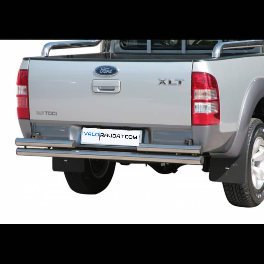 Ford Ranger 2007-2009 tagastange kaitseraud 63mm 2 toruga 1 Ford Ranger 2007-2009 tagastange kaitseraud 63mm 2 toruga