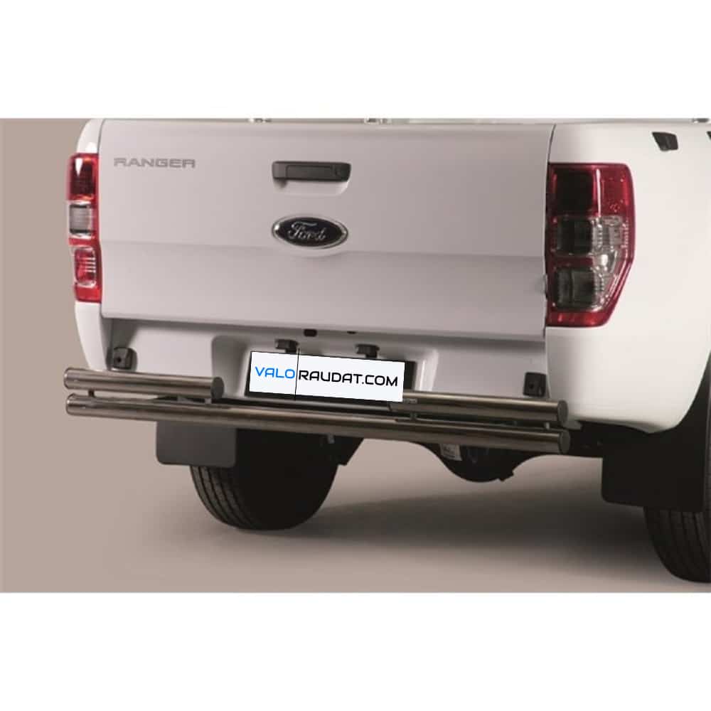 Ford Ranger 2019 tagastange kaitseraud 2 toruga 63mm 1 Ford Ranger 2019 tagastange kaitseraud 2 toruga 63mm