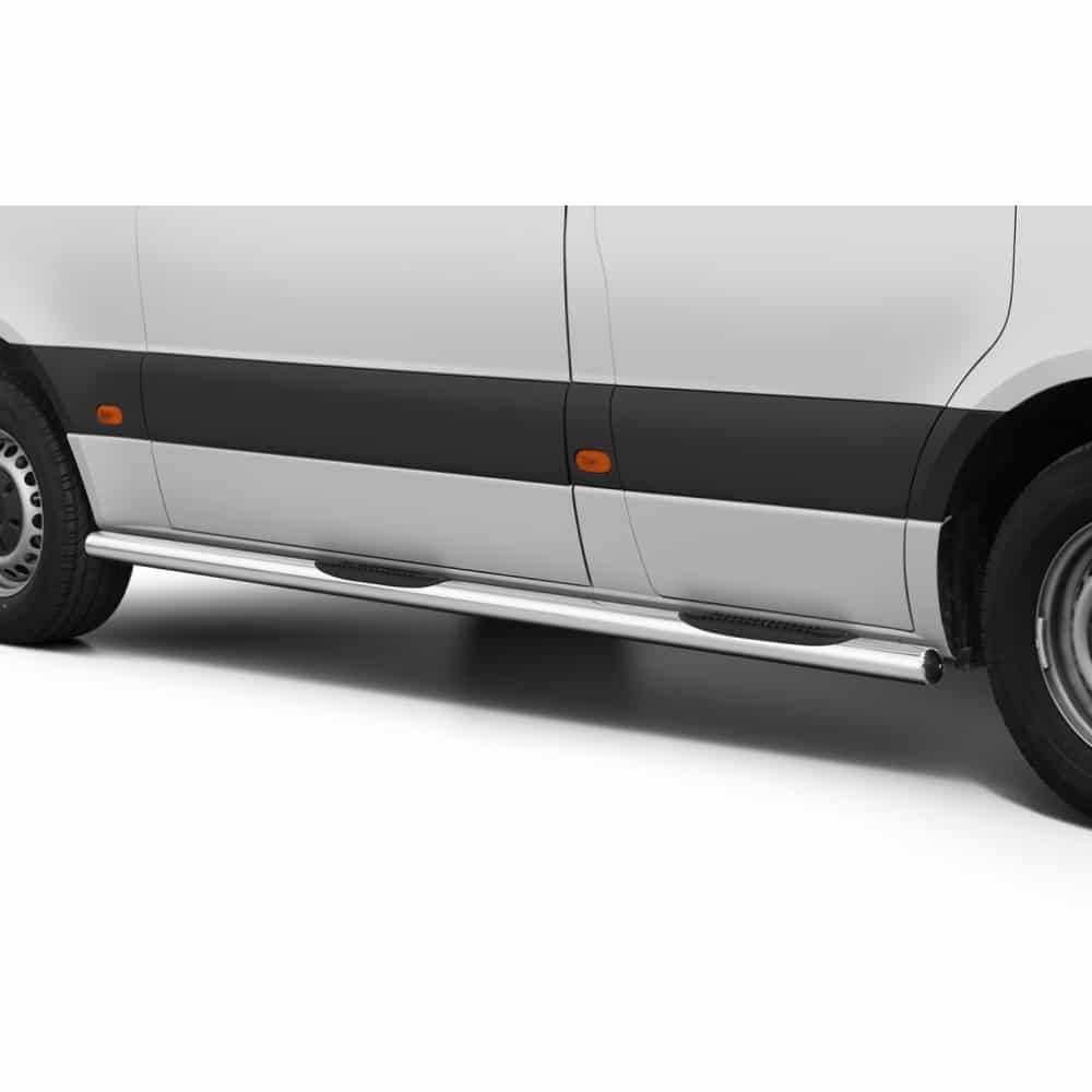 Mercedes Benz Sprinter L2 2018< küljerauad plastmassist astmetega 1 Mercedes Benz Sprinter L2 2018< küljerauad plastmassist astmetega