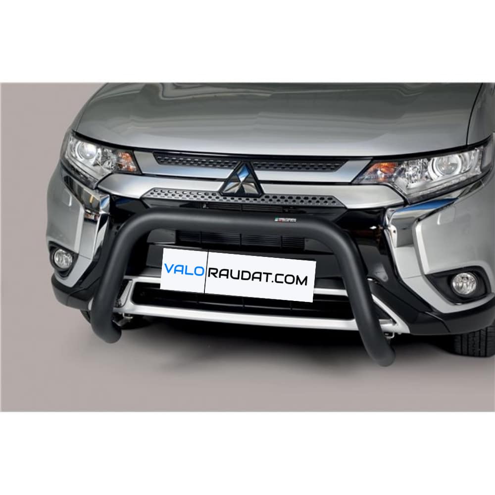 Mitsubishi Outlander 2020 kaitseraud superbar 76mm (must) 1 Mitsubishi Outlander 2020 kaitseraud superbar 76mm (must)