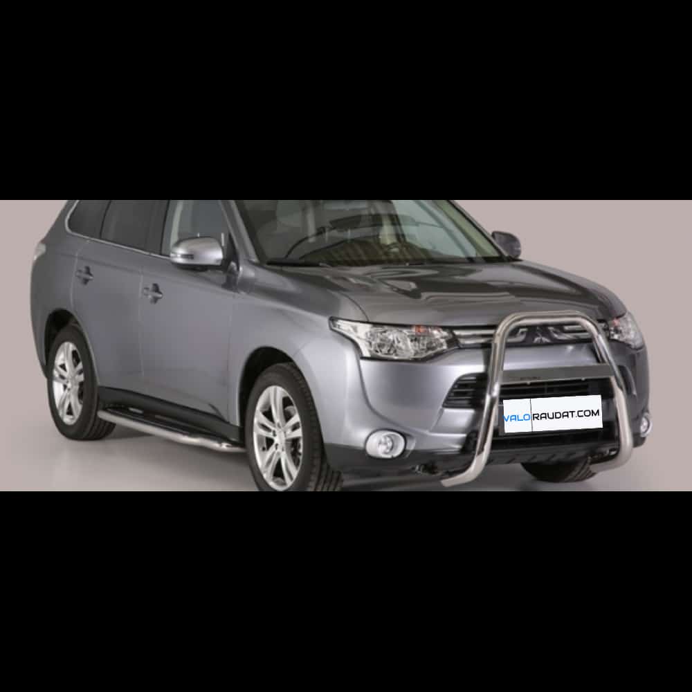Mitsubishi Outlander 2013-2015 kaitseraud vaherauaga 63mm (kõrge) (Outlander) 1 Mitsubishi Outlander 2013-2015 kaitseraud vaherauaga 63mm (kõrge) (Outlander)
