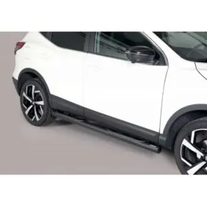 Nissan Qashqai <2014 küljerauad plastmassist astmetega (mustad)
