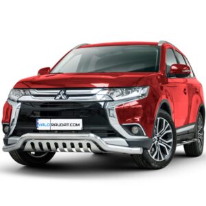 Mitsubishi Outlander 2015-2018 esistange kaitseraud alla ajamise kaitsmega