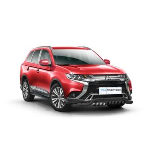Alternative view of Mitsubishi Outlander 2018< esistange kaitseraud alla ajamise kaitsmega