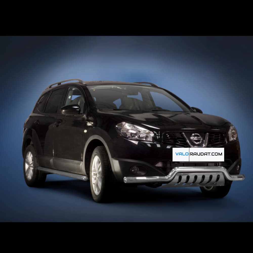 Nissan Qashqai 2010-2013 esistange kaitseraud alla ajamise kaitsmega 1 Nissan Qashqai 2010-2013 esistange kaitseraud alla ajamise kaitsmega