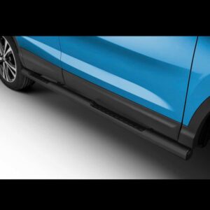 Nissan Qashqai 2017< terasest küljerauad astmetega 3 Qashqai 2017 teraksiset kylkiputket askelmilla 76mm www.Valoraudat.com