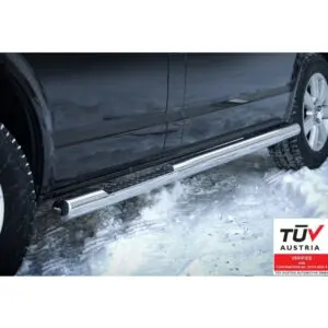 Volkswagen Transporter T5 2003-2015 terasest küljerauad astmetega