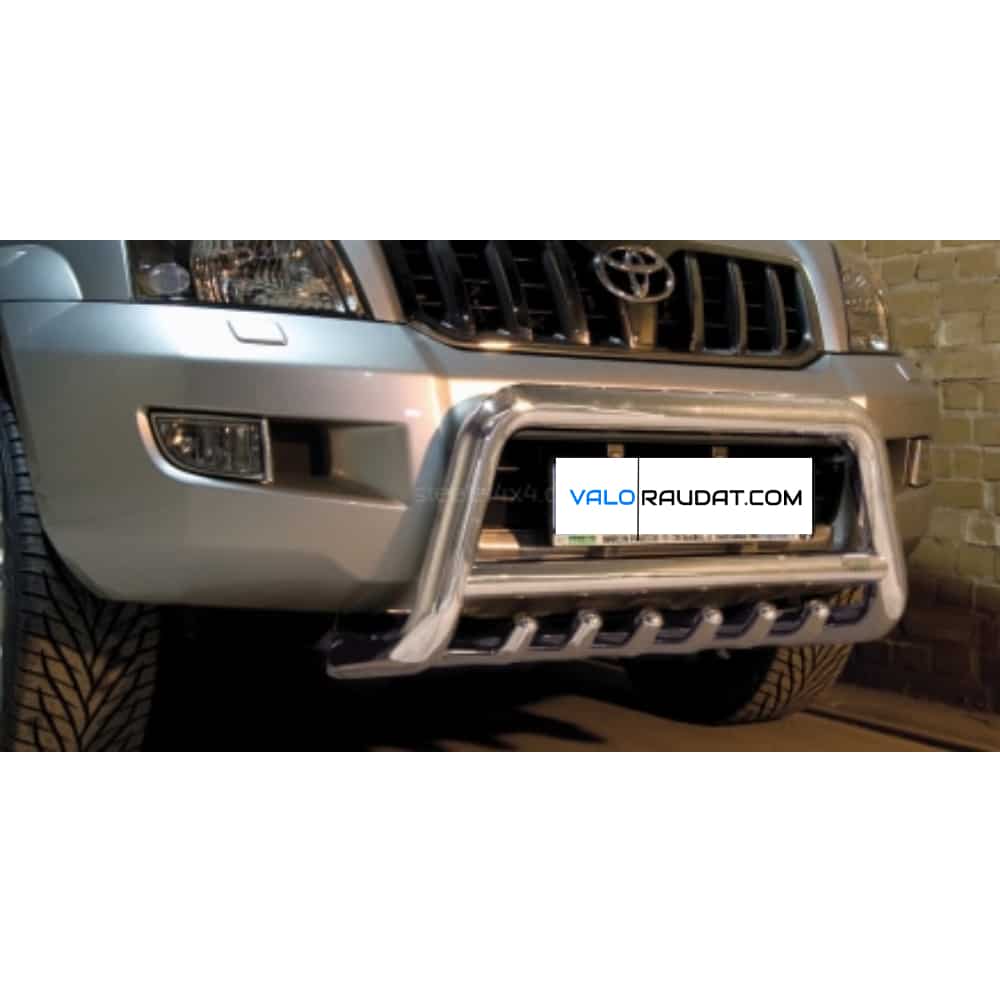 Toyota Land Cruiser 120 2002-2009 kaitseraud hammastega 1 Toyota Land Cruiser 120 2002-2009 kaitseraud hammastega