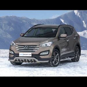 Hyundai Santa Fe 2012-2018 esistange kaitseraud hammastega