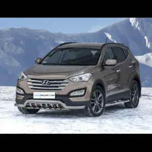 Hyundai Santa Fe 2012-2018 esistange kaitseraud hammastega