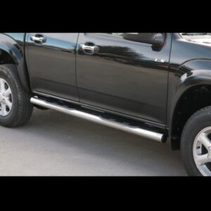 Isuzu D-Max Double Cap 2007-2012 küljerauad plastmassist astmetega