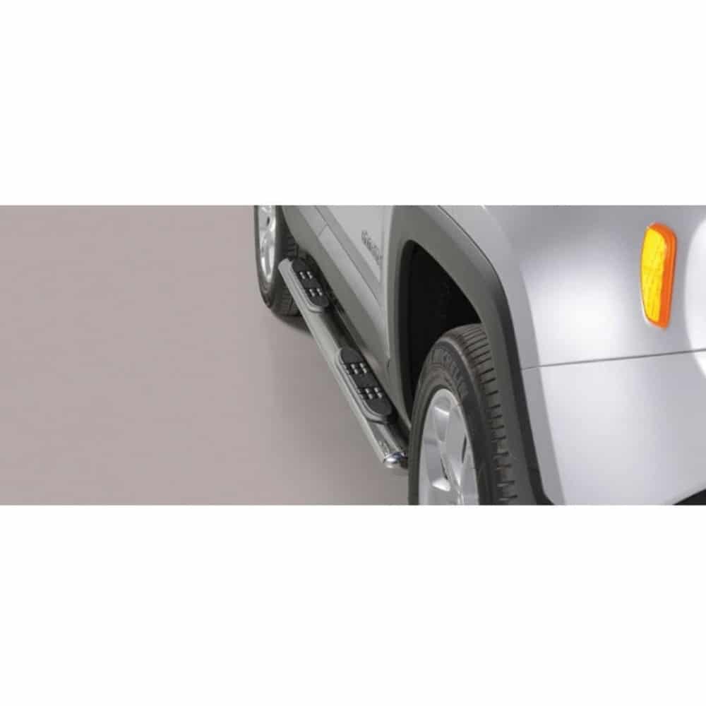 Jeep Renegade 2014-2017 küljerauad plastmassist astmetega 1 Jeep Renegade 2014-2017 küljerauad plastmassist astmetega