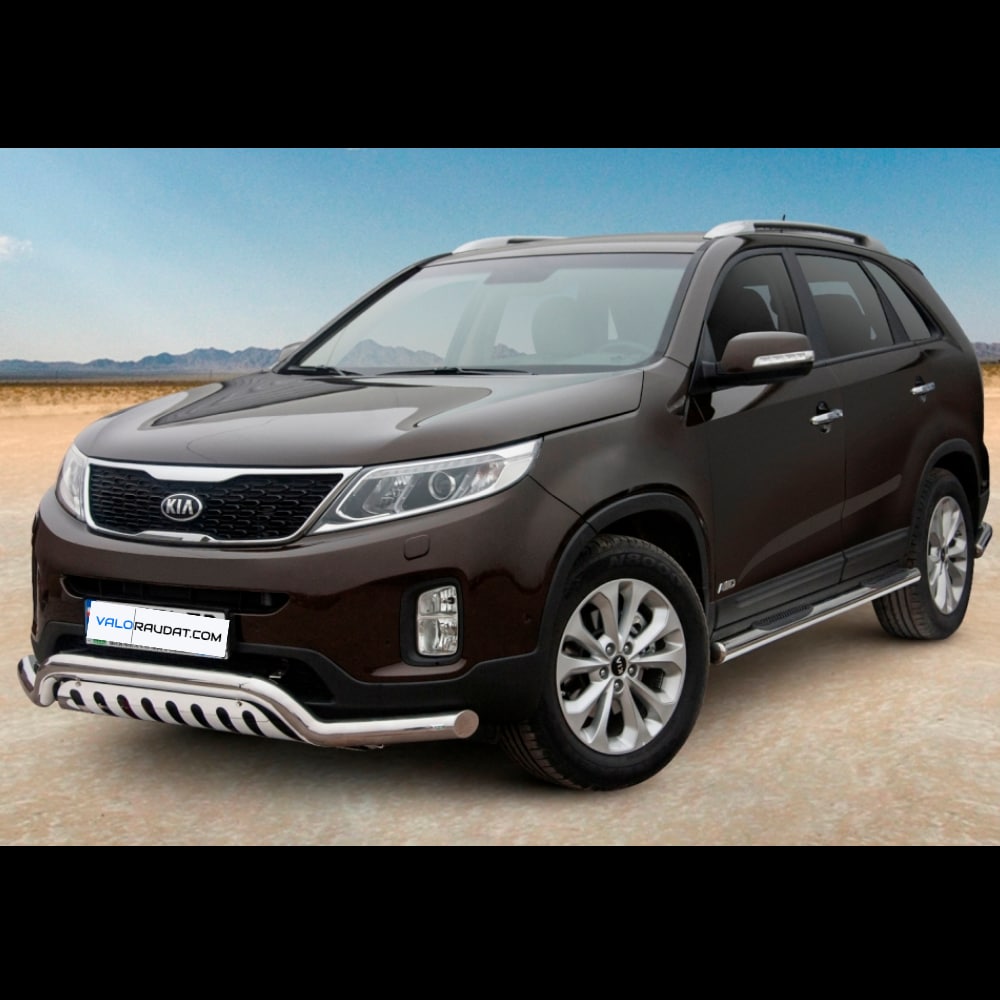 Kia Sorento 2012-2015 küljerauad plastmassist astmetega 1 Kia Sorento 2012-2015 küljerauad plastmassist astmetega