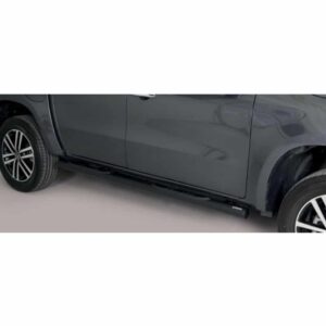 Mercedes Benz X Class 2017 küljerauad plastmassist astmetega (mustad)