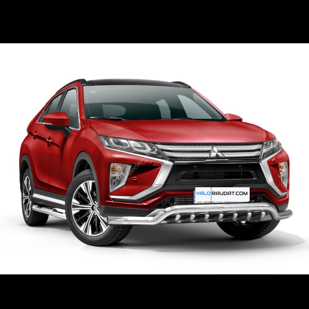 Mitsubishi Eclipse Cross 2017< esistange kaitseraud hammastega 1 Mitsubishi Eclipse Cross 2017< esistange kaitseraud hammastega