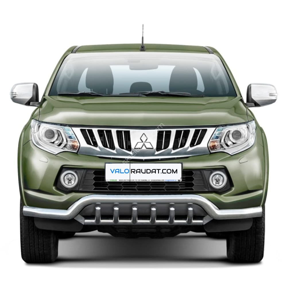 Mitsubishi L200 2015-2019 esistange kaitseraud hammastega 1 Mitsubishi L200 2015-2019 esistange kaitseraud hammastega