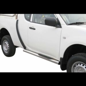 Mitsubishi L200 Club Cap 2010-2015 küljerauad plastmassist astmetega