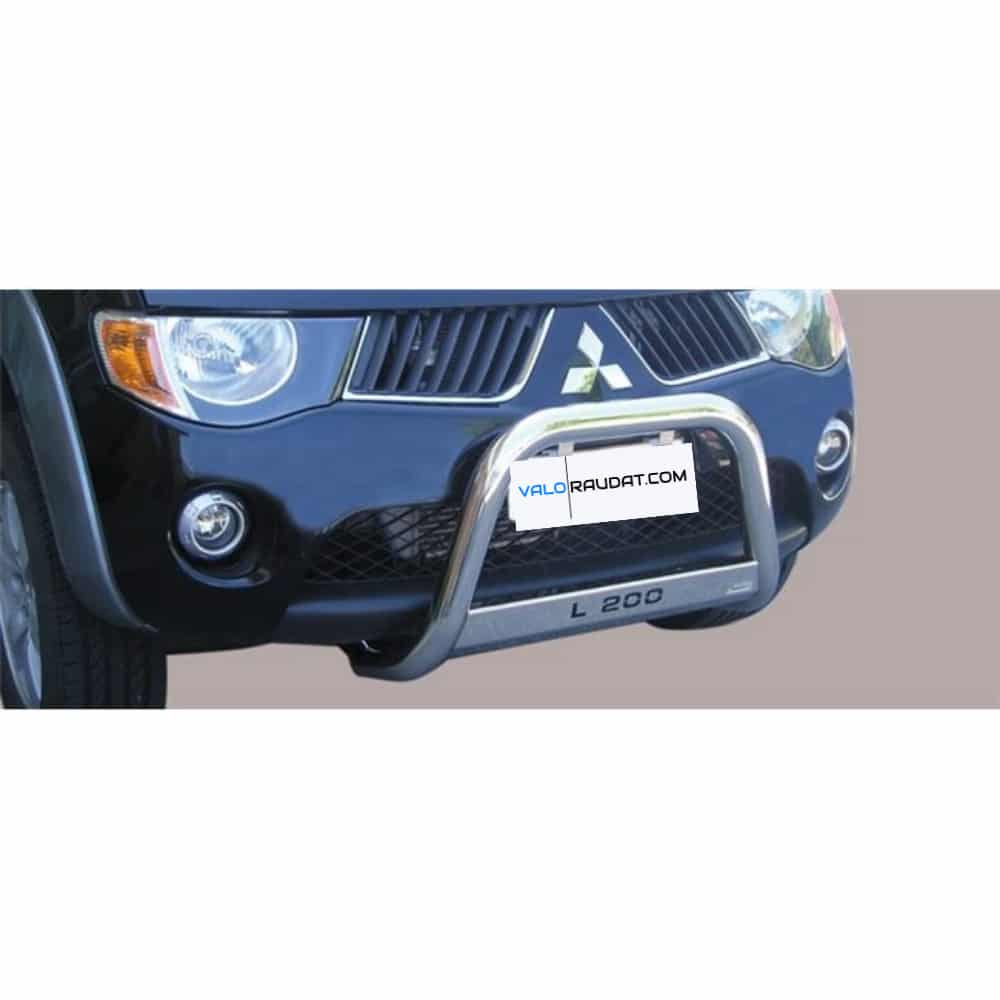 Mitsubishi L200 Double cab 2006-2009 kaitseraud vaherauaga (Graveeringuga) 1 Mitsubishi L200 Double cab 2006-2009 kaitseraud vaherauaga (Graveeringuga)