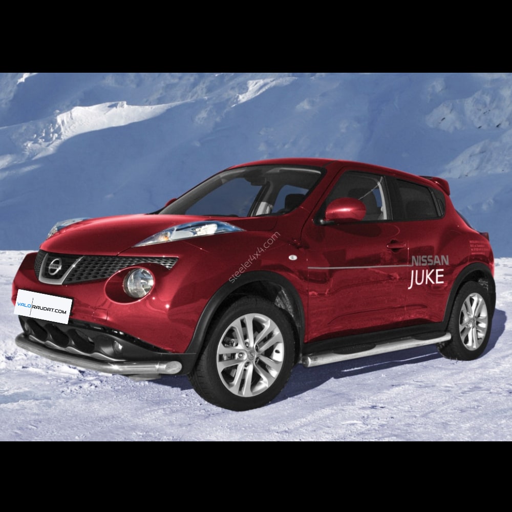 Nissan Juke 2010-2014 küljerauad plastmassist astmetega 1 Nissan Juke 2010-2014 küljerauad plastmassist astmetega