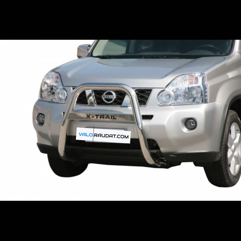 Nissan X-Trail 2007-2010 kaitseraud vaherauaga (Kõrge) (Graveeringuga) 1 Nissan X-Trail 2007-2010 kaitseraud vaherauaga (Kõrge) (Graveeringuga)