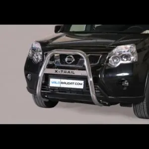 Nissan X-Trail 2011-2014 kaitseraud vaherauaga (Kõrge)(Graveeringuga)