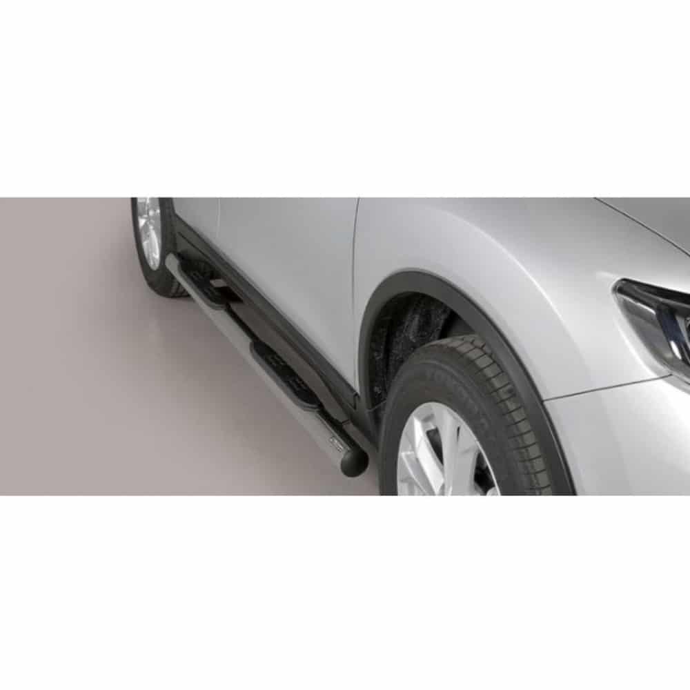 Nissan X-Trail 2015-2018 küljerauad plastmassist astmetega 1 Nissan X-Trail 2015-2018 küljerauad plastmassist astmetega