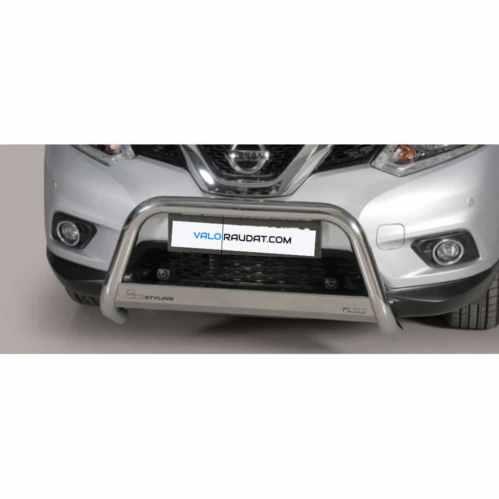 Nissan X-Trail 2015-2018 kaitseraud vaherauaga 1 Nissan X-Trail 2015-2018 kaitseraud vaherauaga