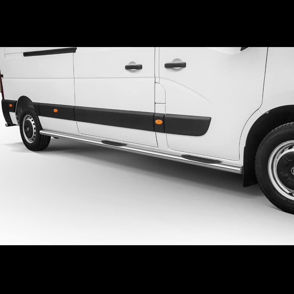 Opel Movano 2019< küljerauad plastmassist astmetega 1 Opel Movano 2019< küljerauad plastmassist astmetega