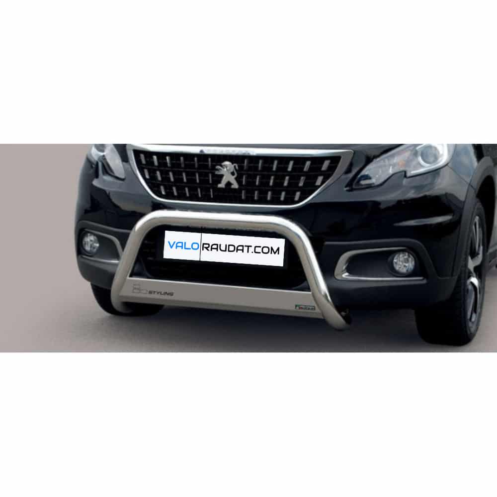 Peugeot 2008 <2016 kaitseraud vaherauaga 1 Peugeot 2008 <2016 kaitseraud vaherauaga