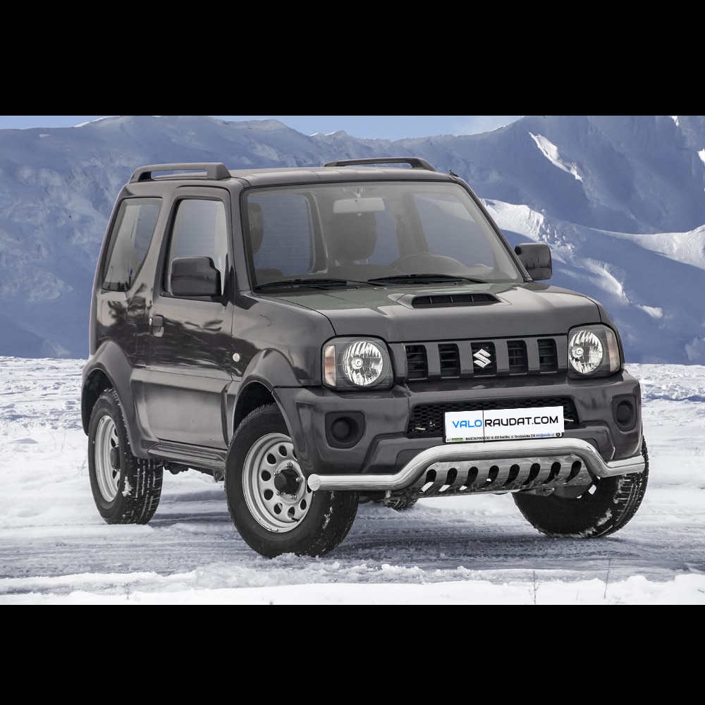 Suzuki Jimny 2012-2018 esistange kaitseraud alla ajamise kaitsmega 1 Suzuki Jimny 2012-2018 esistange kaitseraud alla ajamise kaitsmega