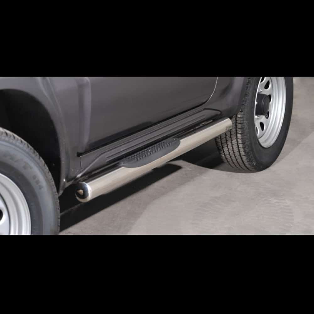 Suzuki Jimny 2012-2018 küljerauad plastmassist astmetega 1 Suzuki Jimny 2012-2018 küljerauad plastmassist astmetega