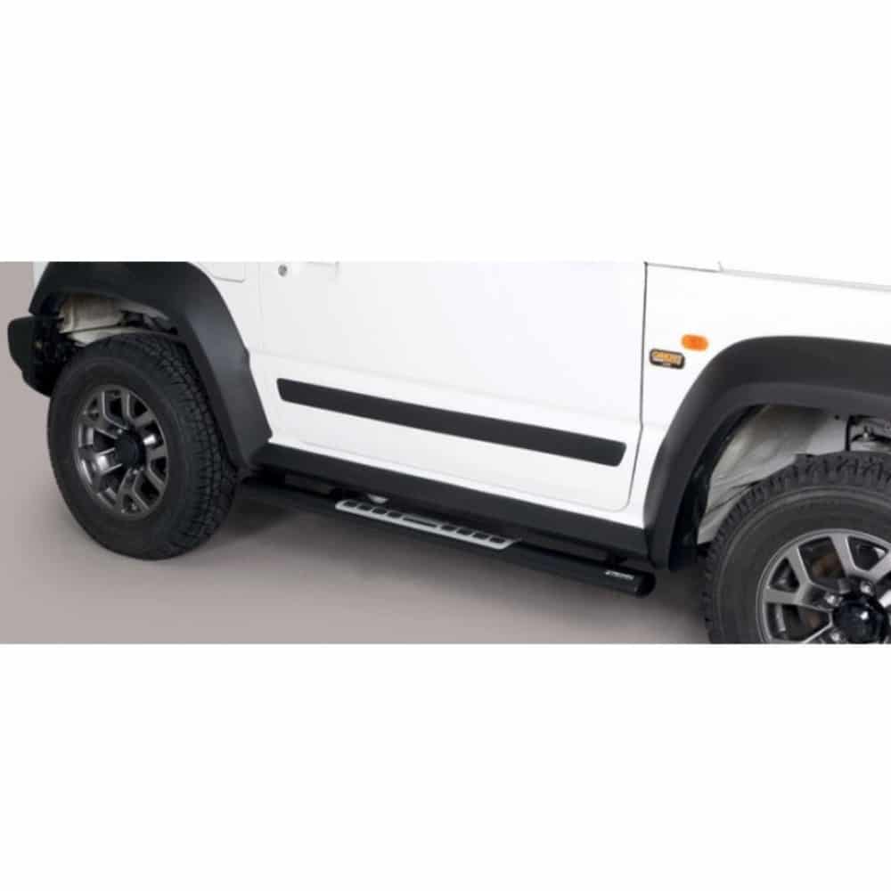 Suzuki Jimny <2018 terasest astmelauad astmetega (Mustad) 1 Suzuki Jimny <2018 terasest astmelauad astmetega (Mustad)