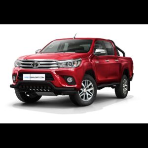 Toyota Hilux 2015 etupuskurin suojarauta alleajosuojalla www.valoraudat.com 2