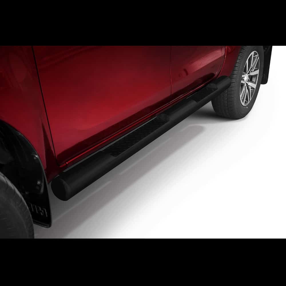 Toyota Hilux 2015< terasest küljerauad astmetega 2 Toyota Hilux 2015< terasest küljerauad astmetega - Image 2