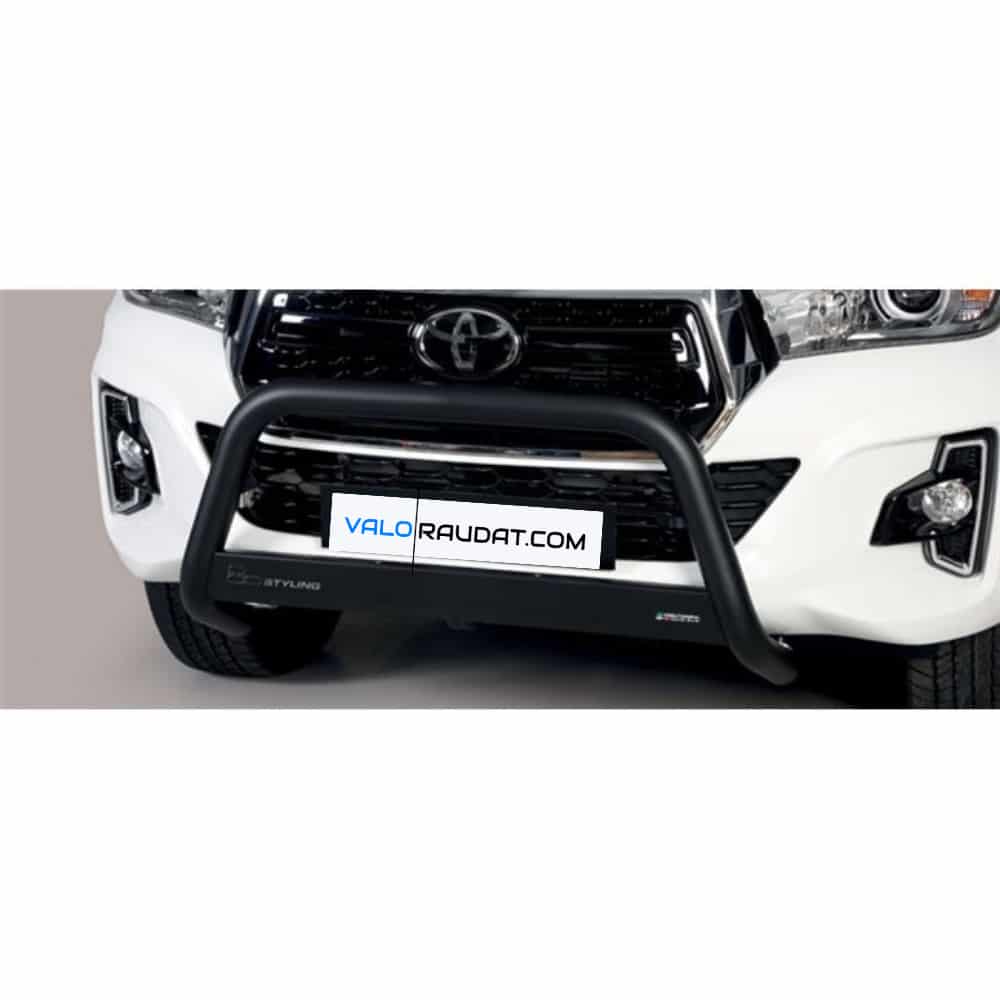 Toyota Hilux Double Cap <2019 kaitseraud vaherauaga (Must) 1 Toyota Hilux Double Cap <2019 kaitseraud vaherauaga (Must)