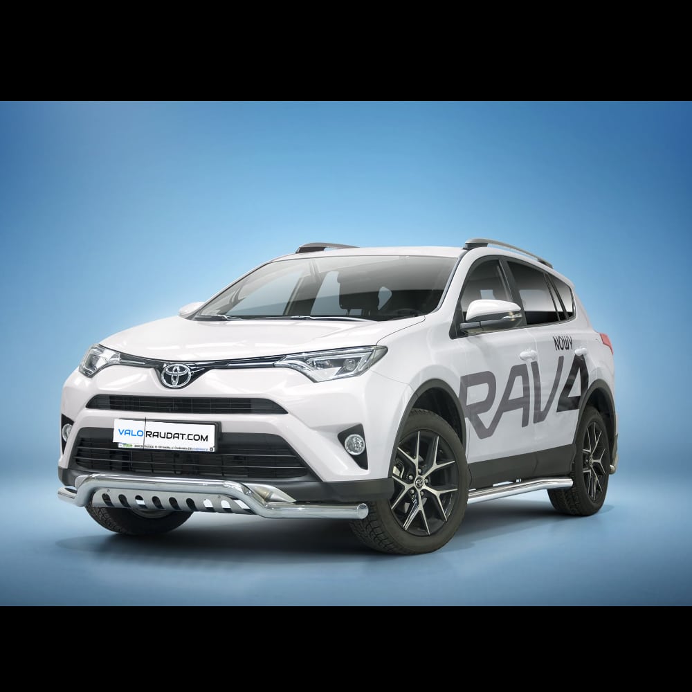 Toyota RAV4 2016-2018 esistange kaitseraud alla ajamise kaitsmega 1 Toyota RAV4 2016-2018 esistange kaitseraud alla ajamise kaitsmega