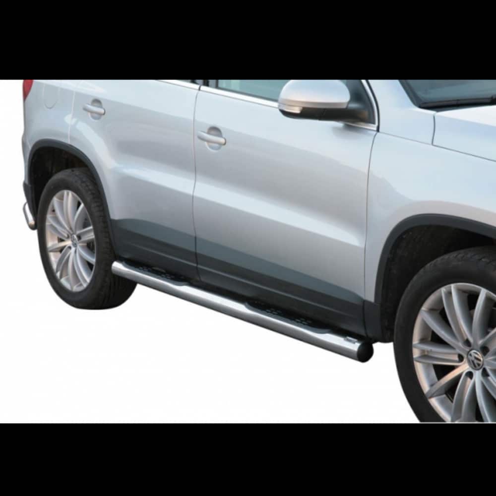 Volkswagen Tiguan 2008-2011 küljerauad plastmassist astmetega 1 Volkswagen Tiguan 2008-2011 küljerauad plastmassist astmetega